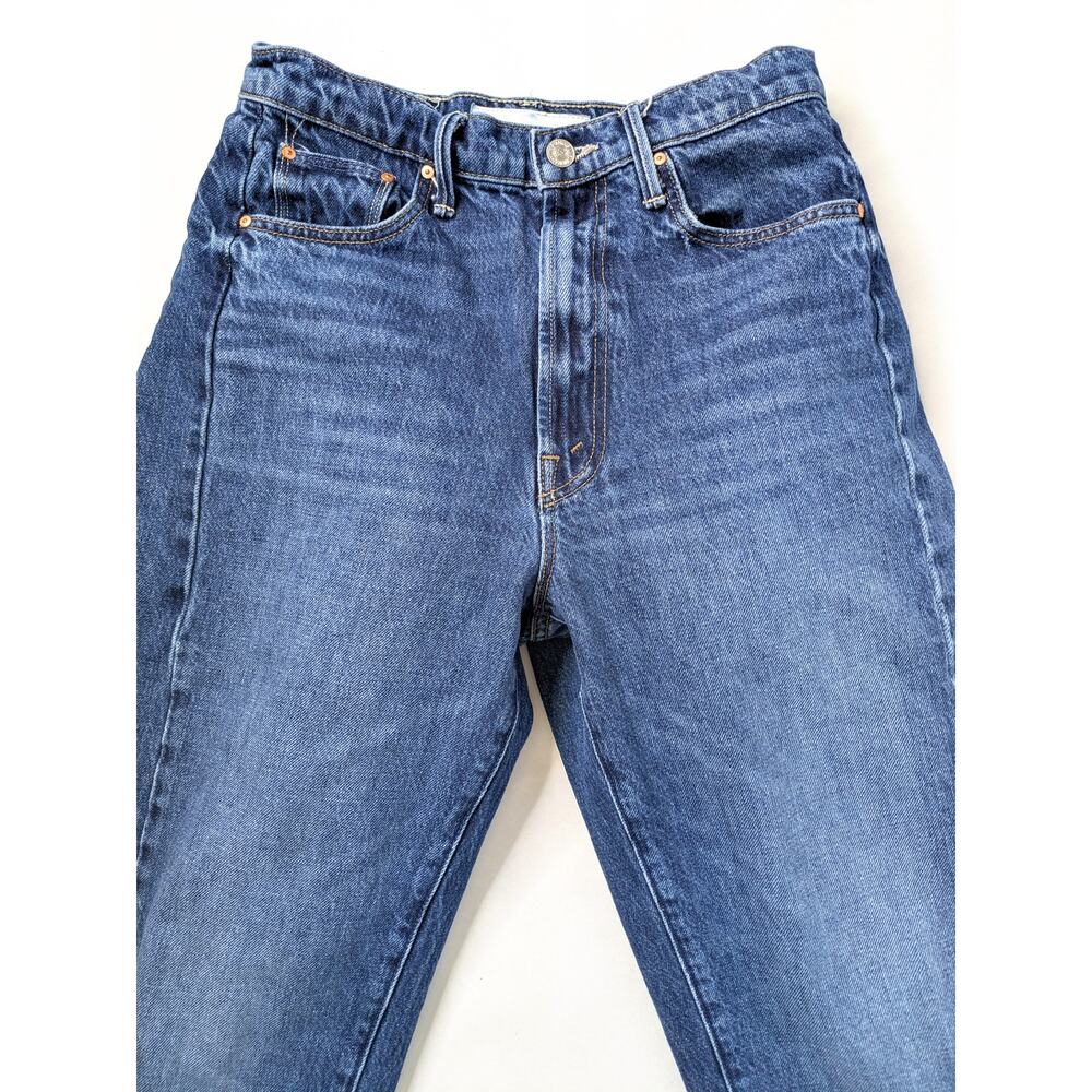MOTHER Jeans Half Pipe Ankle Superior 27 Did You Bring Me Anything Barrel Blue - Picture 4 of 13
